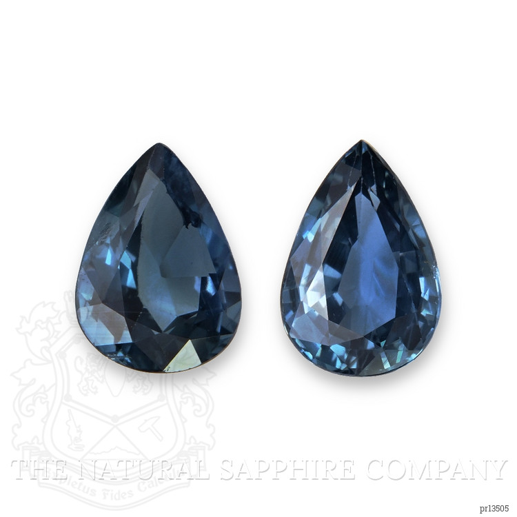 4.06 Ct.Tw. Blue Sapphire Pair from Ceylon (Sri Lanka)