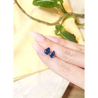 4.06&nbsp;Ct.Tw.Total Carat Weight Blue Sapphire Pair from Ceylon (Sri Lanka) Life Style