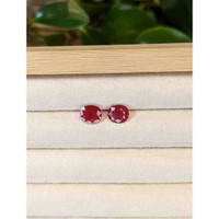 4.06 Ct.Tw.Total Carat Weight Pinkish Red Ruby Pair from Mozambique Life Style