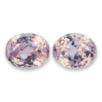7.96 Ct.Tw.Total Carat Weight Kunzite Pair from Brazil Video