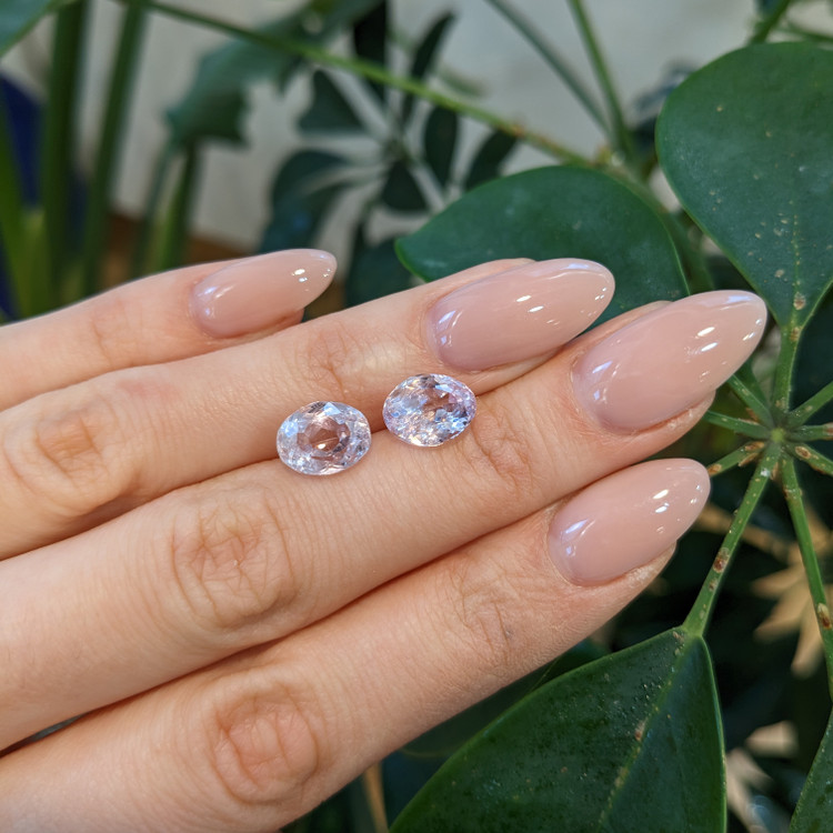 6.47 Ct.Tw. Kunzite Pair from Brazil