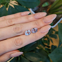 6.80&nbsp;Ct.Tw.Total Carat Weight Kunzite Pair from Brazil Life Style