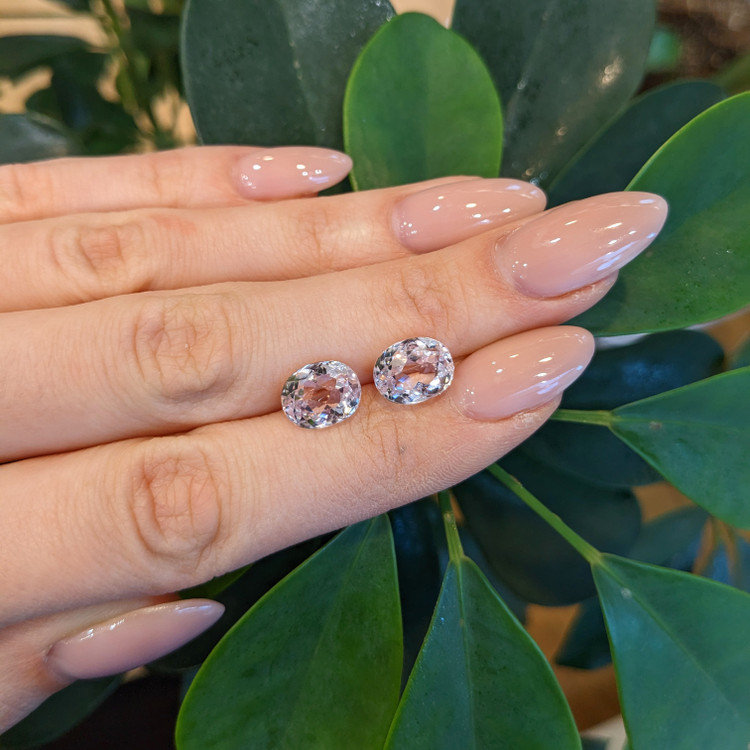 7.73 Ct.Tw. Kunzite Pair from Brazil