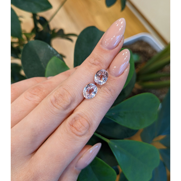 7.73 Ct.Tw. Kunzite Pair from Brazil