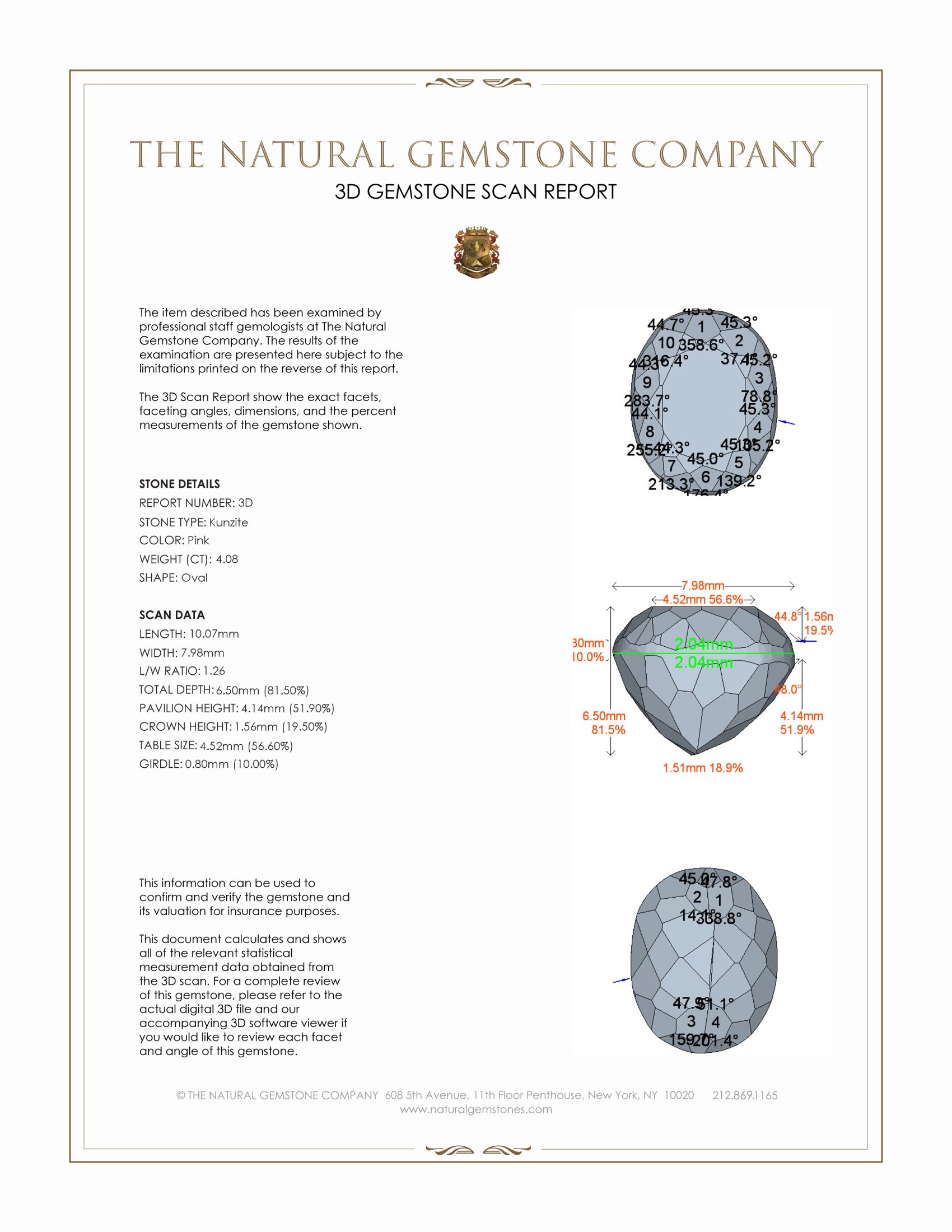 7.73 Ct.Tw. Kunzite Pair from Brazil