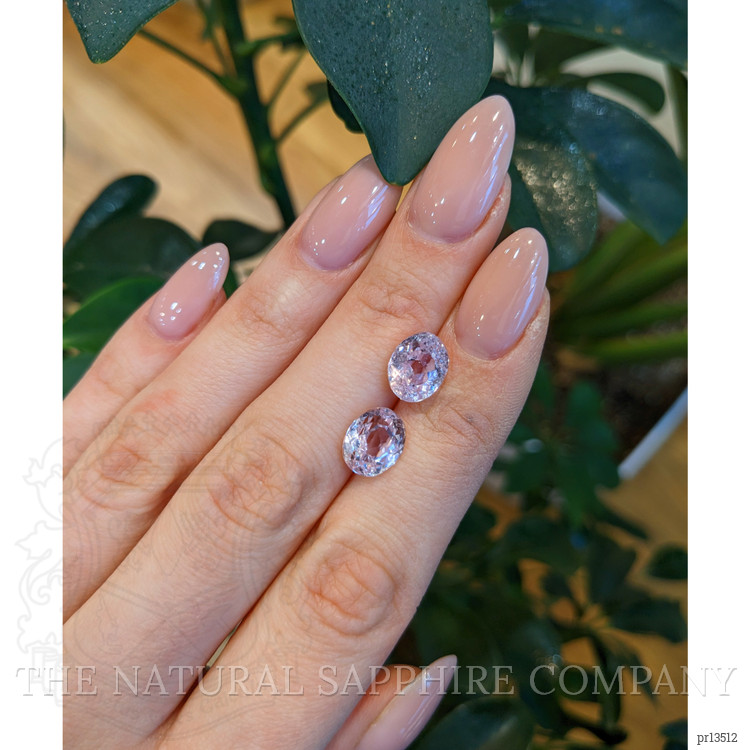 7.48 Ct.Tw. Kunzite Pair from Brazil