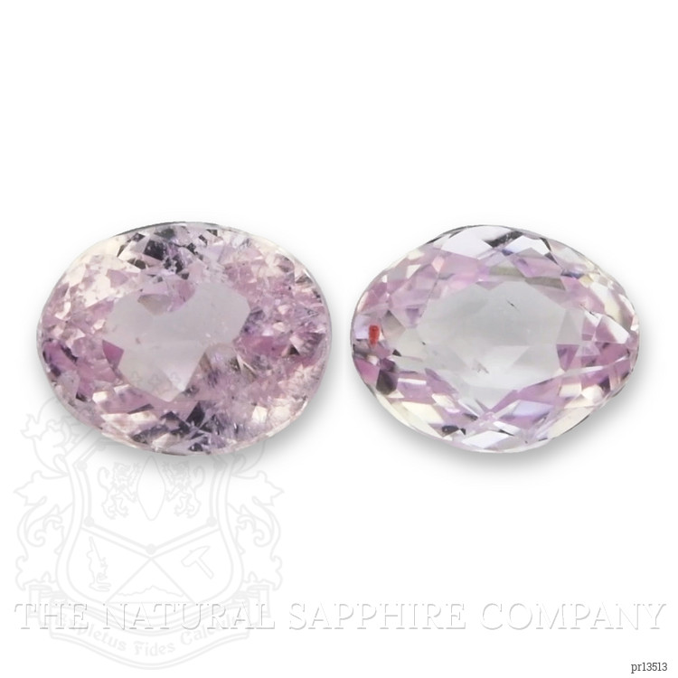 6.80 Ct.Tw. Pink Kunzite Pair from Brazil