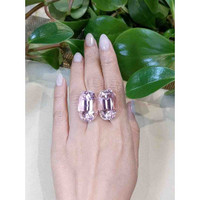 77.69 Ct.Tw.Total Carat Weight Kunzite Pair from Afghanistan Life Style