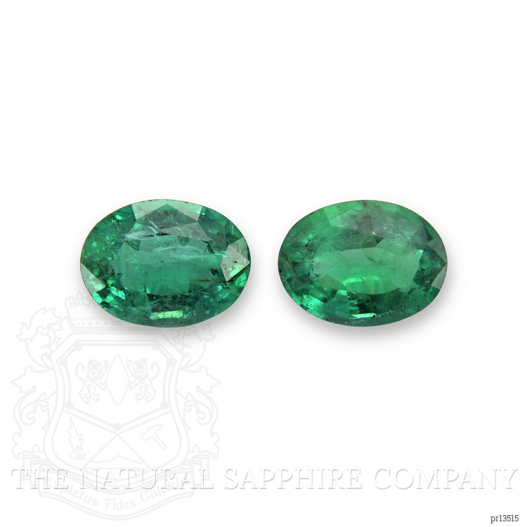 2.14 Ct.Tw. Emerald Pair from Zambia