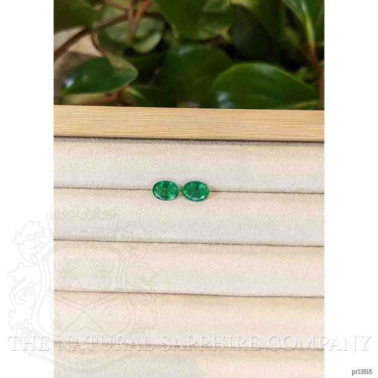 2.14 Ct.Tw. Emerald Pair from Zambia
