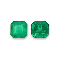 1.22 Ct.Tw.Total Carat Weight Emerald Pair from Afghanistan Video