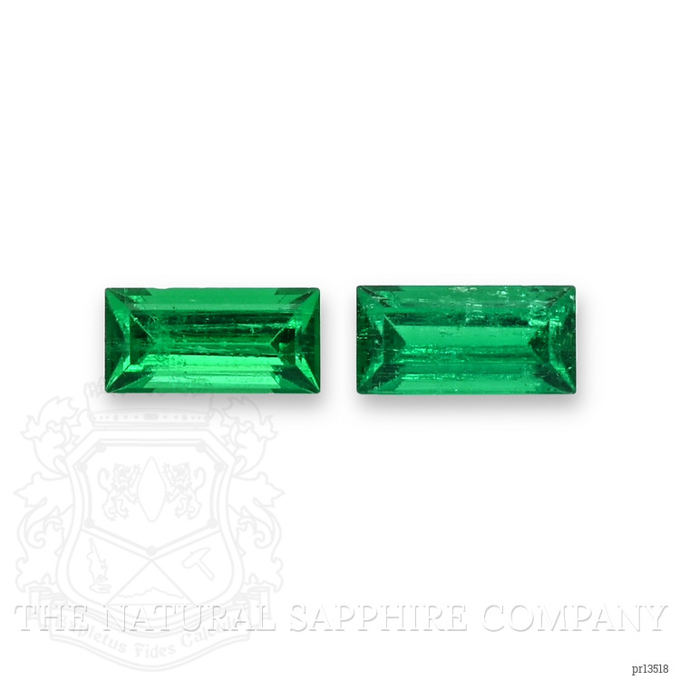 0.36 Ct.Tw. Emerald Pair from Afghanistan