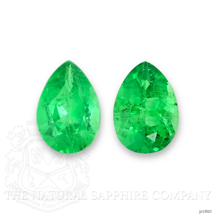 0.71 Ct.Tw. Emerald Pair from Afghanistan