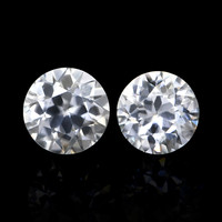 1.30 Ct.Tw. Round Zircon Pair