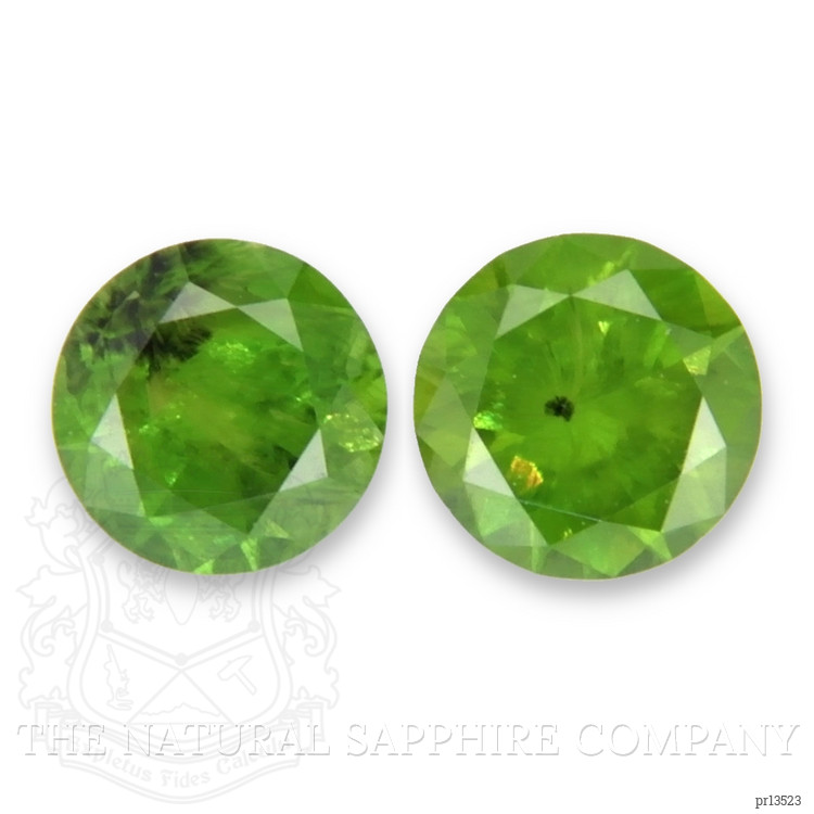 0.41 Ct.Tw. Demantoid Garnet Pair from Russia