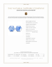 0.71&nbsp;Ct.Tw.Total Carat Weight Blue Sapphire Pair from Ceylon (Sri Lanka) Scan Report