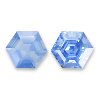 0.71&nbsp;Ct.Tw.Total Carat Weight Blue Sapphire Pair from Ceylon (Sri Lanka) Video