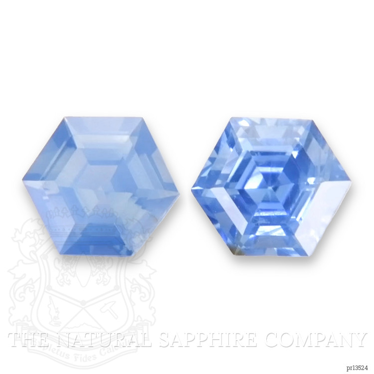 0.71 Ct.Tw. Blue Sapphire Pair from Ceylon (Sri Lanka)