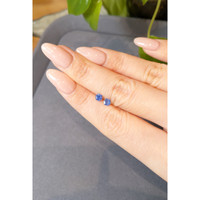 0.71&nbsp;Ct.Tw.Total Carat Weight Blue Sapphire Pair from Ceylon (Sri Lanka) Life Style