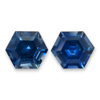 0.69&nbsp;Ct.Tw.Total Carat Weight Blue Sapphire Pair from Africa Video
