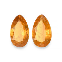 7.32 Ct.Tw.Total Carat Weight Hessonite Garnet Pair from Madagascar Video