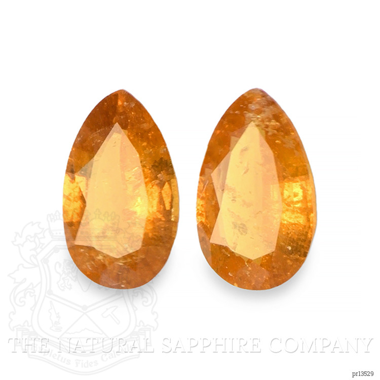 7.32 Ct.Tw. Hessonite Garnet Pair from Madagascar
