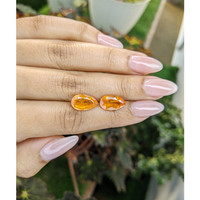 7.32 Ct.Tw.Total Carat Weight Hessonite Garnet Pair from Madagascar Life Style