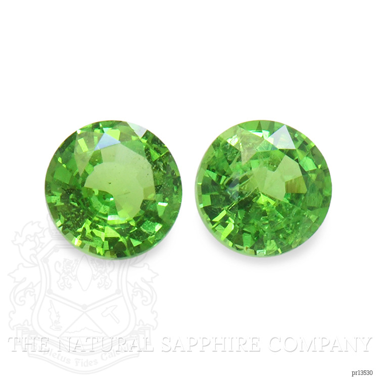 0.56 Ct.Tw. Tsavorite Garnet Pair from Madagascar