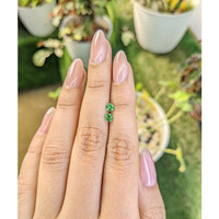 0.56 Ct.Tw.Total Carat Weight Tsavorite Garnet Pair from Madagascar Life Style