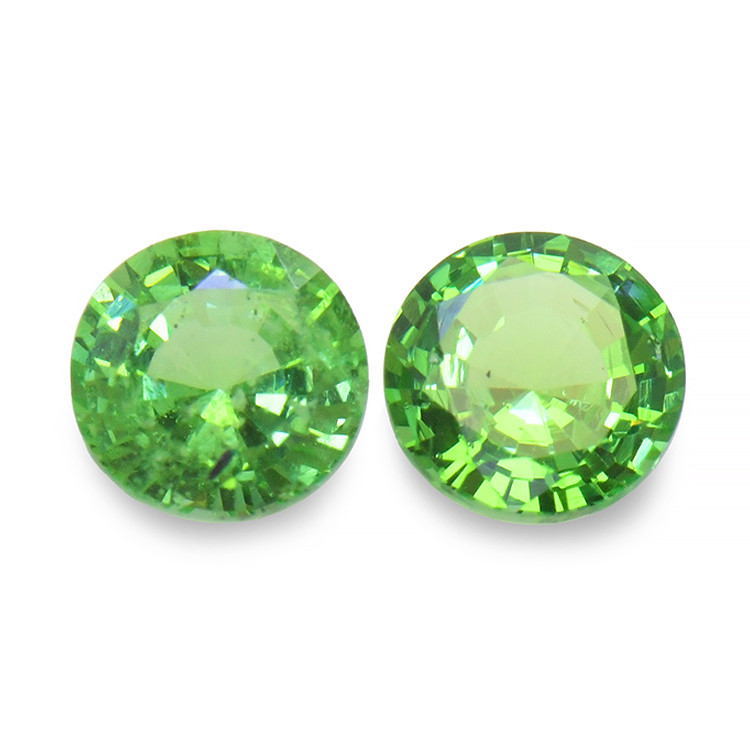 0.61 Ct.Tw. Tsavorite Garnet Pair from Madagascar