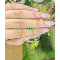 0.61&nbsp;Ct.Tw.Total Carat Weight Tsavorite Garnet Pair from Madagascar Life Style