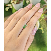 0.61 Ct.Tw.Total Carat Weight Tsavorite Garnet Pair from Madagascar Life Style