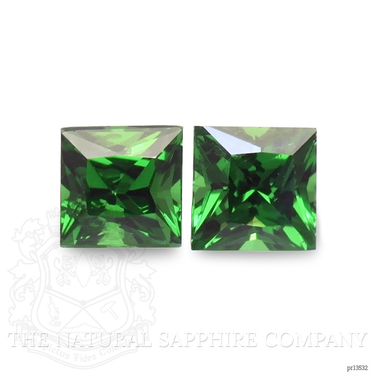 0.75 Ct.Tw. Tsavorite Garnet Pair from Madagascar