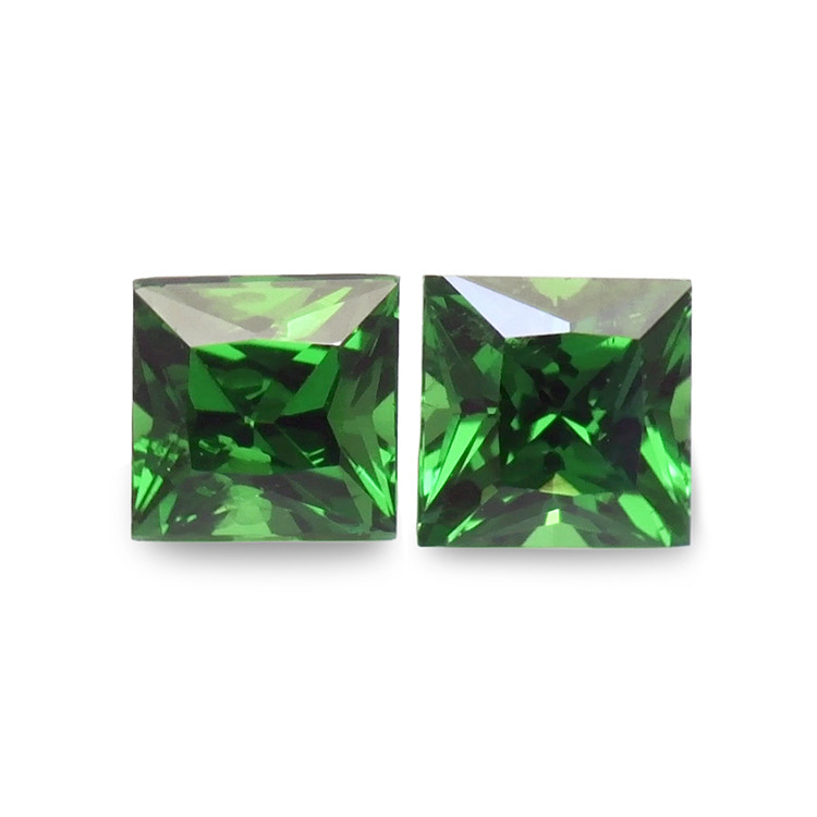 0.75 Ct.Tw. Tsavorite Garnet Pair from Madagascar