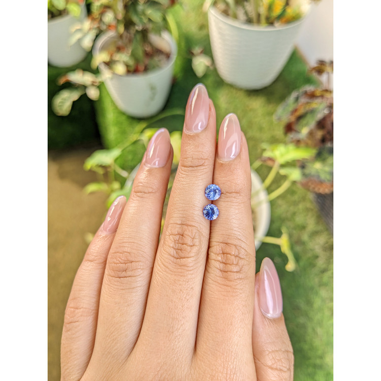 1.12 Ct.Tw. Tanzanite Pair from Tanzania