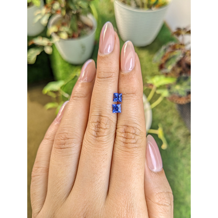 1.01 Ct.Tw. Tanzanite Pair from Tanzania