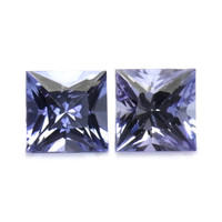 0.74 Ct.Tw.Total Carat Weight Tanzanite Pair from Tanzania Video