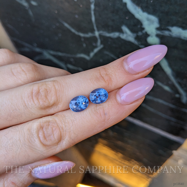 6.13 Ct.Tw. Cobalt Spinel Pair from Ceylon (Sri Lanka)
