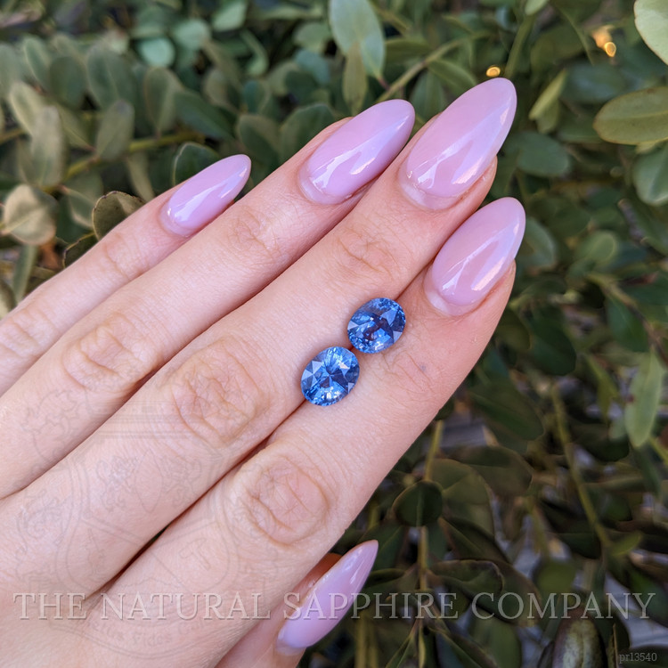 6.13 Ct.Tw. Cobalt Spinel Pair from Ceylon (Sri Lanka)