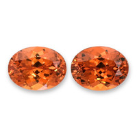 4.03&nbsp;Ct.Tw.Total Carat Weight Spessartite Garnet Pair from Ceylon (Sri Lanka) Video