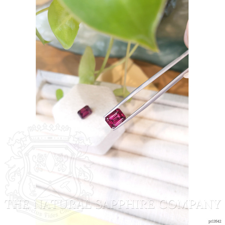 6.80 Ct.Tw. Rubellite Tourmaline Pair from Brazil