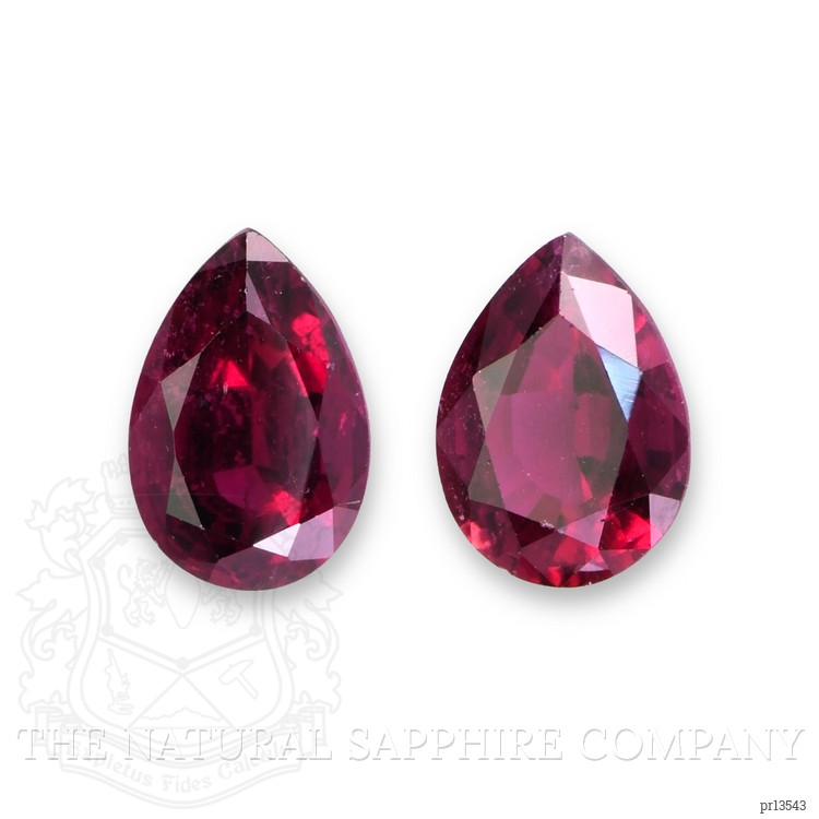 5.38 Ct.Tw. Rubellite Tourmaline Pair from Brazil