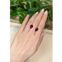 5.38&nbsp;Ct.Tw.Total Carat Weight Rubellite Tourmaline Pair from Brazil Life Style