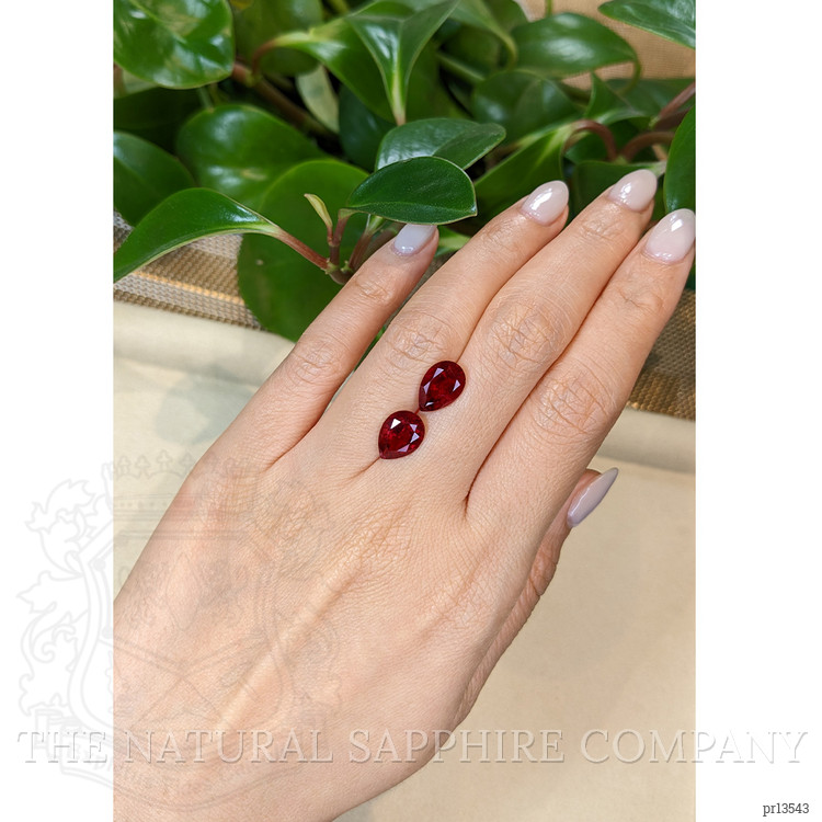 5.38 Ct.Tw. Rubellite Tourmaline Pair from Brazil