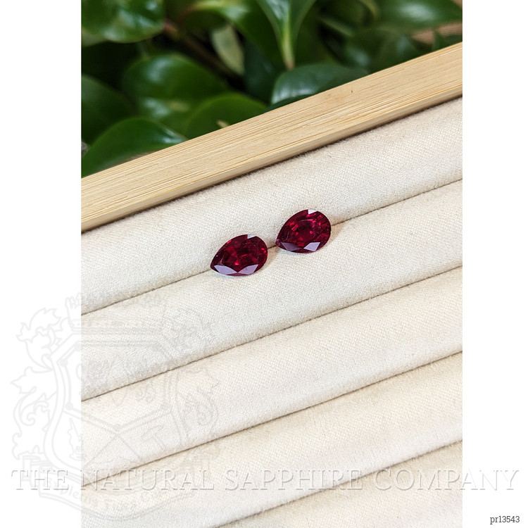 5.38 Ct.Tw. Rubellite Tourmaline Pair from Brazil