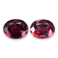 6.71&nbsp;Ct.Tw.Total Carat Weight Rubellite Tourmaline Pair from Brazil Video