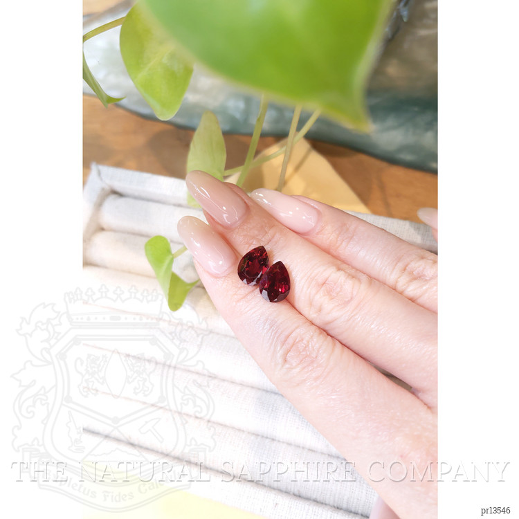 5.47 Ct.Tw. Rubellite Tourmaline Pair from Brazil