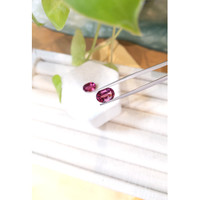 4.80 Ct.Tw.Total Carat Weight Rubellite Tourmaline Pair from Brazil Life Style