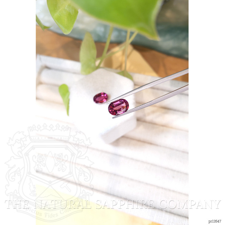 4.80 Ct.Tw. Rubellite Tourmaline Pair from Brazil