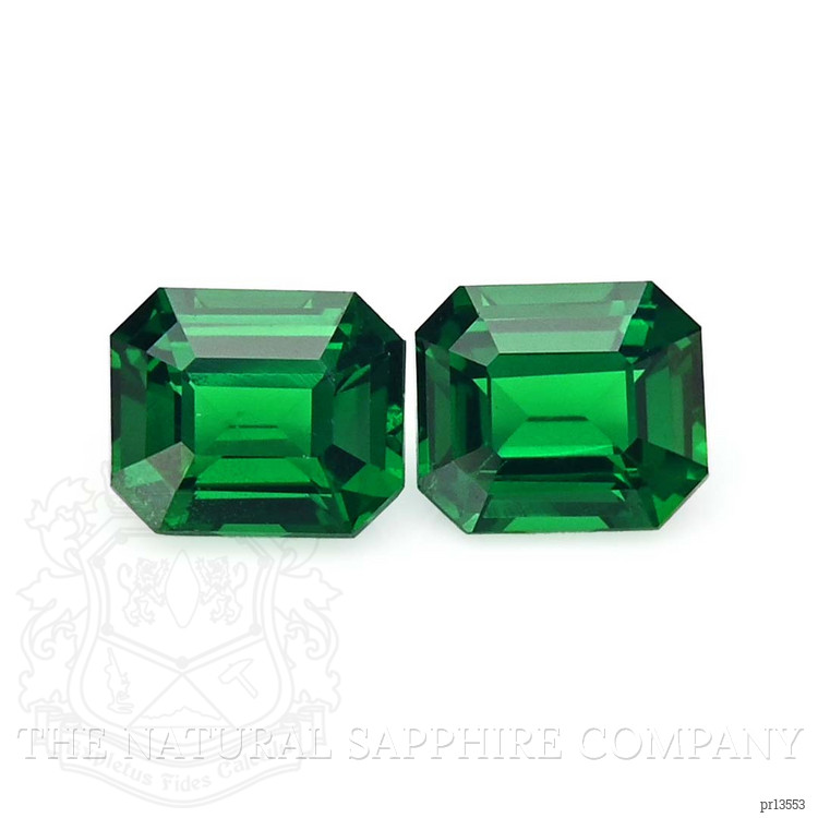 1.42 Ct.Tw. Tsavorite Garnet Pair from Tanzania